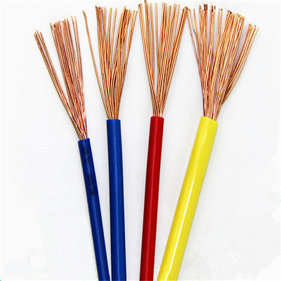 বৈদ্যুতিক একক কোর তামা তারের 4mm 450V কাস্টমাইজযোগ্য পিভিসি পাওয়ার ক্যাবল