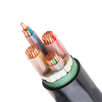কাস্টমাইজড দৈর্ঘ্য গরম 0.6/1kv XLPE বিচ্ছিন্ন পিভিসি sheathed Cu কন্ডাক্টর 4X25 1X16mm