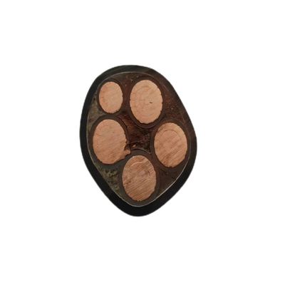 এসডব্লিউএ রক্ষাকবচ 4 * 70mm2 খনির বৈদ্যুতিক তারের পিভিসি বিচ্ছিন্ন তামা কন্ডাক্টর