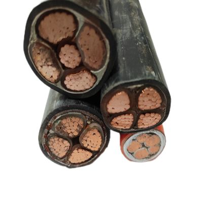 Yjv32 0.6/1kv 4x16-185mm2 তামা কন্ডাক্টর XLPE SWA নির্মাণের জন্য পিভিসি পাওয়ার ক্যাবল