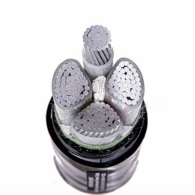 600mm2 NA2XY 1kv 4 কোর XLPE ক্যাবল অ্যালুমিনিয়াম কন্ডাক্টর XLPE বর্মযুক্ত ক্যাবল